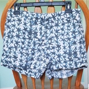 J. Crew linen all over print shorts